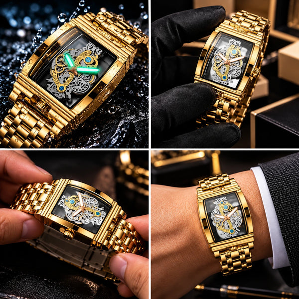 BINBOND B5011 Royal X ساعة فاخرة بتصميم ملكي